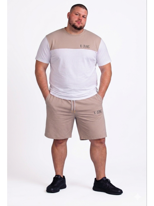 pantaloncino e maglia taglie forti