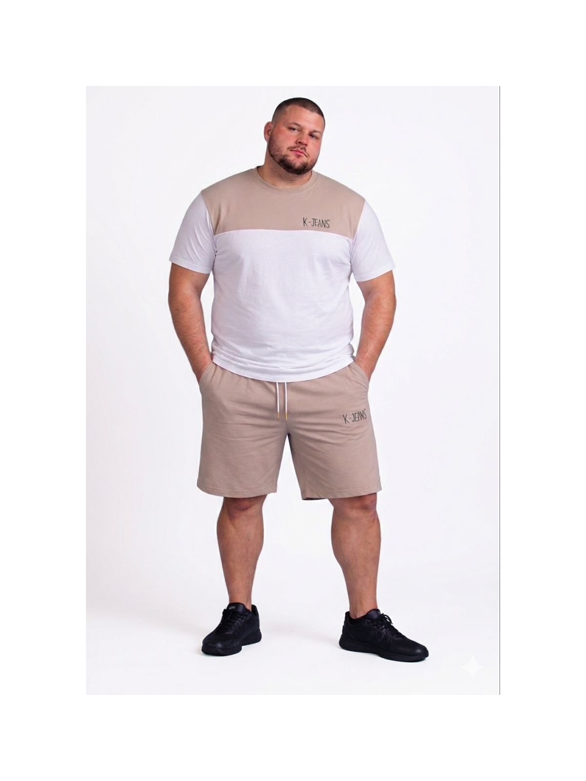 pantaloncino e maglia taglie forti