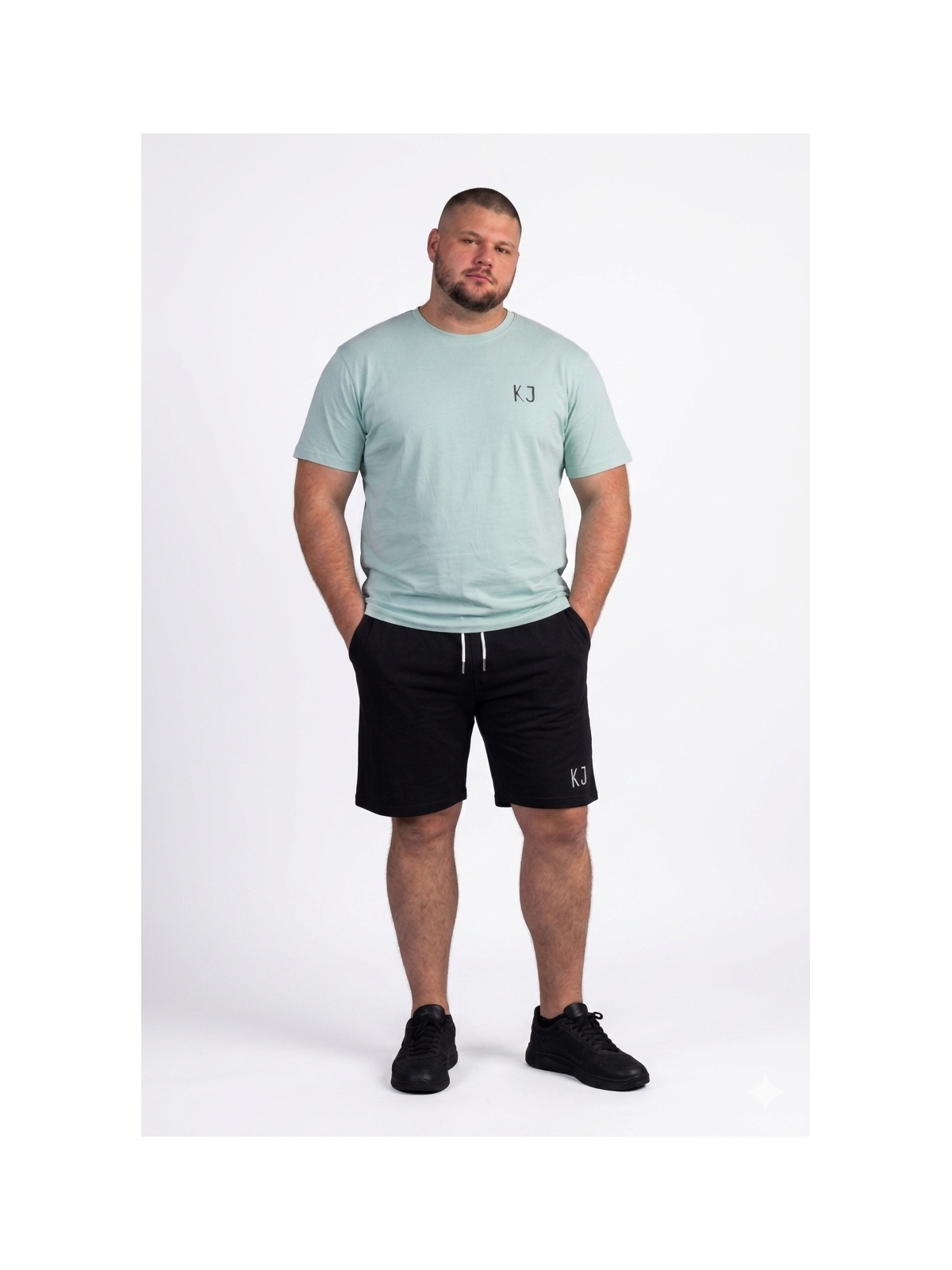 pantaloncino e maglia taglie forti