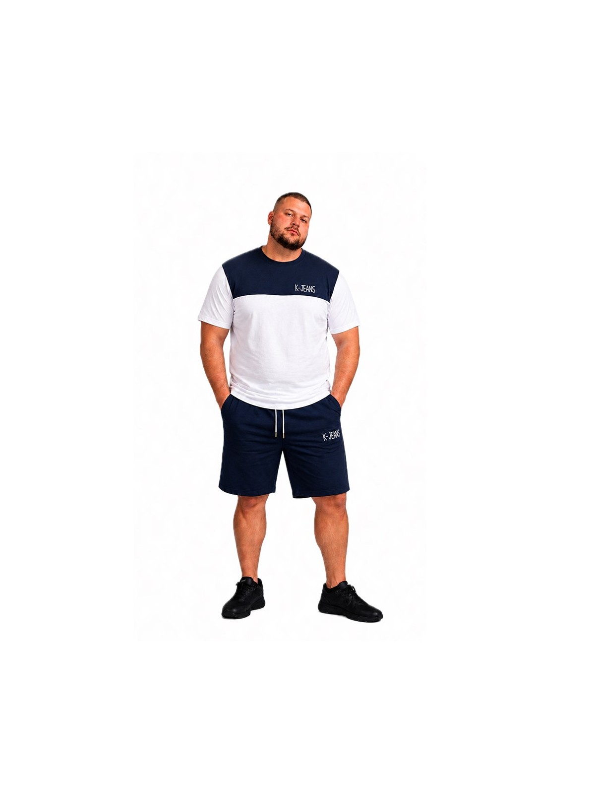 pantaloncino e maglia taglie forti