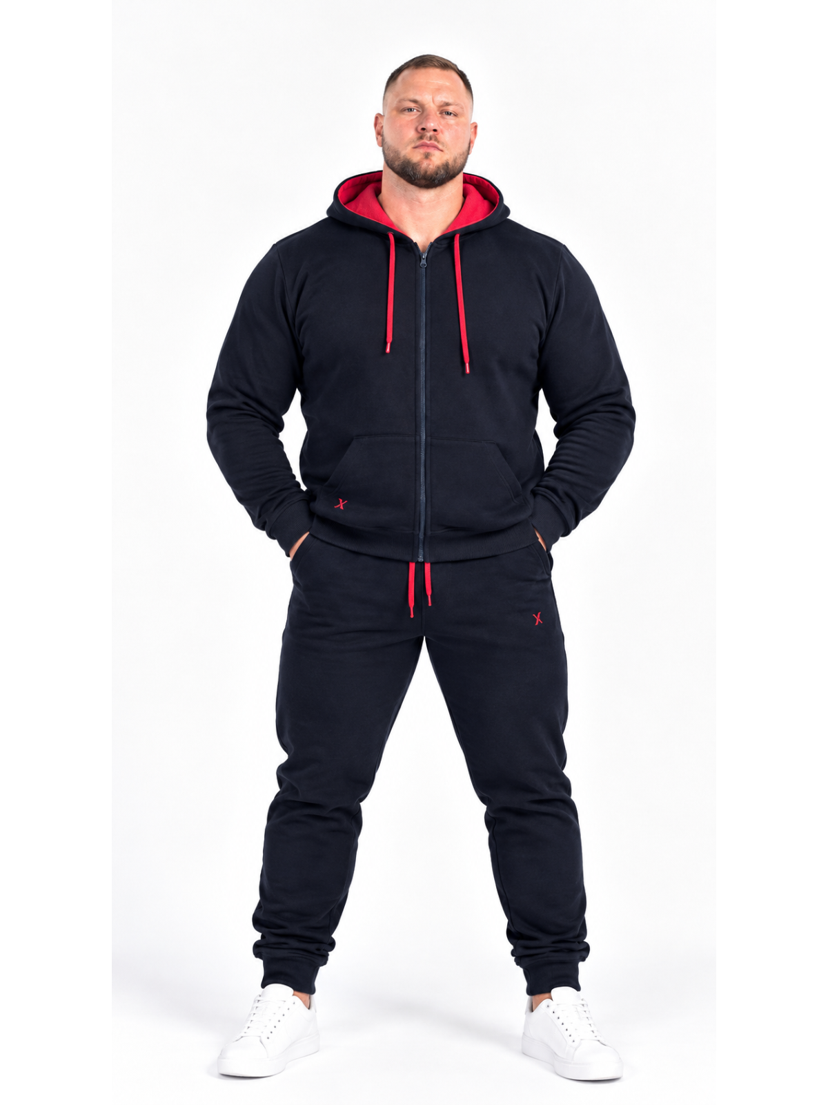 FELPA MAXFORT ZIP E CAPPUCCIO