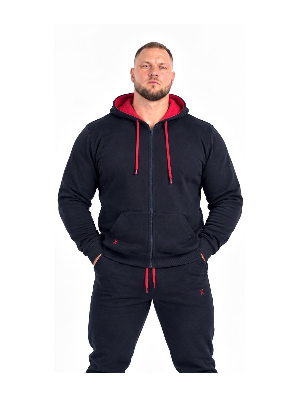 FELPA MAXFORT ZIP E CAPPUCCIO