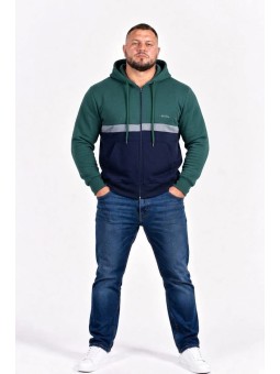 FELPA MAXFORT ZIP E CAPPUCCIO