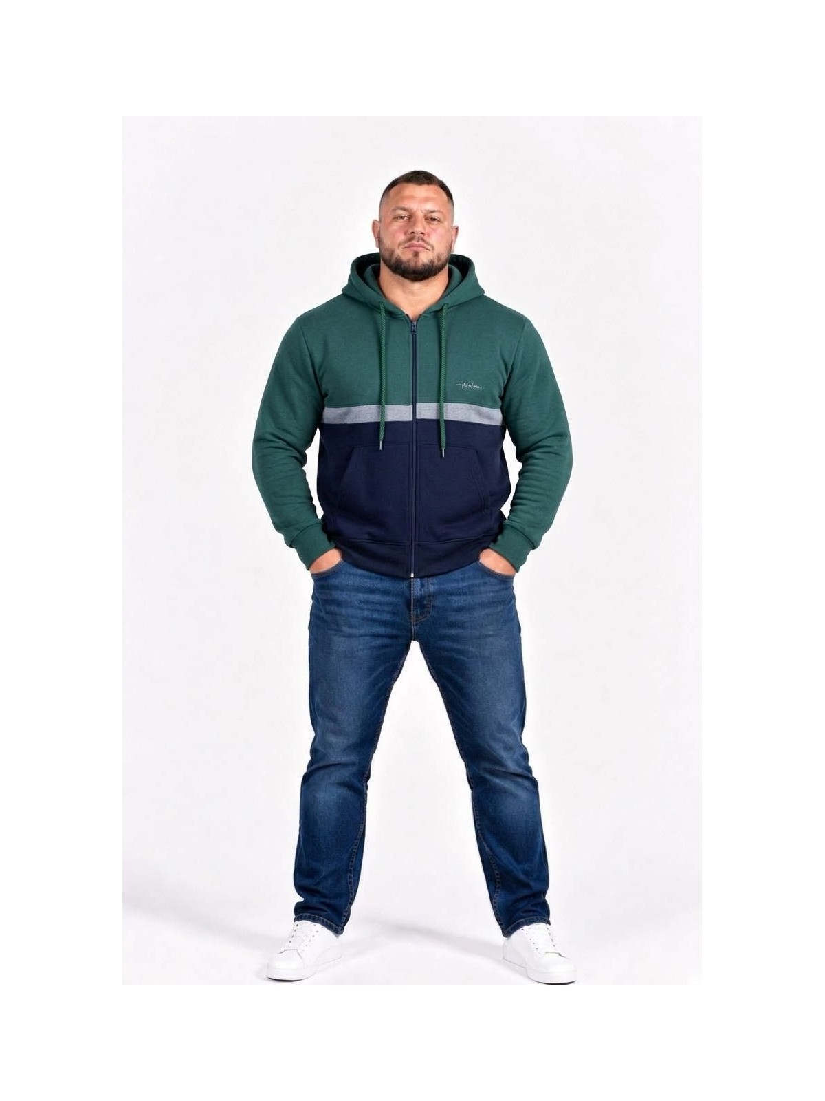 FELPA MAXFORT ZIP E CAPPUCCIO