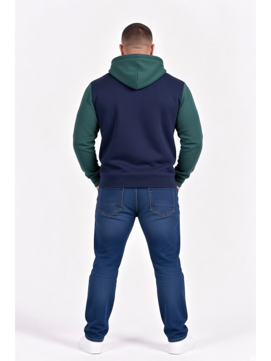 FELPA MAXFORT ZIP E CAPPUCCIO