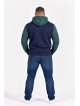 FELPA MAXFORT ZIP E CAPPUCCIO
