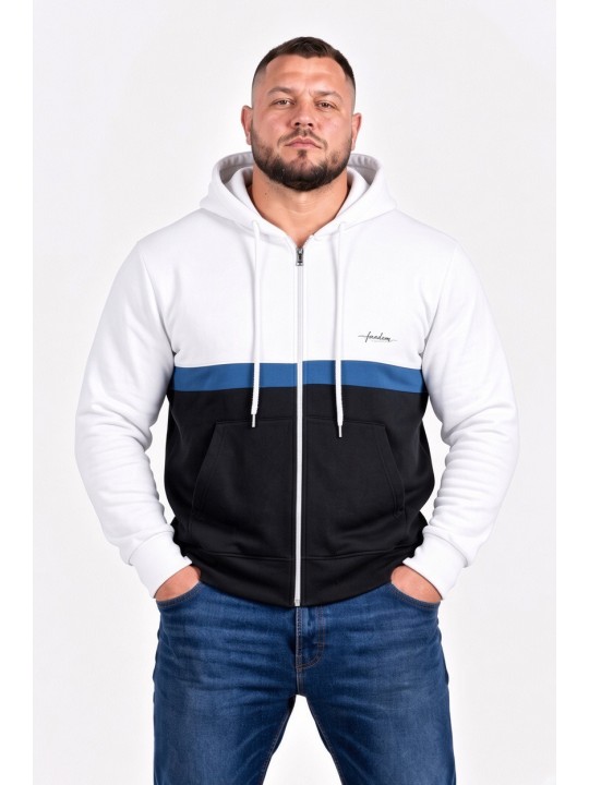 FELPA MAXFORT ZIP E CAPPUCCIO