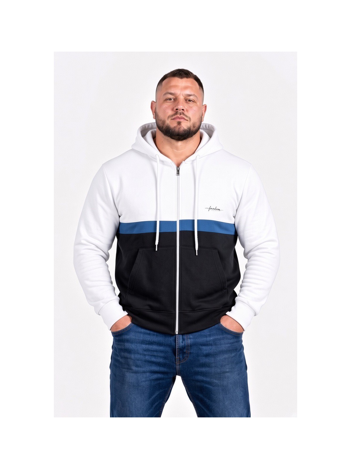 FELPA MAXFORT ZIP E CAPPUCCIO