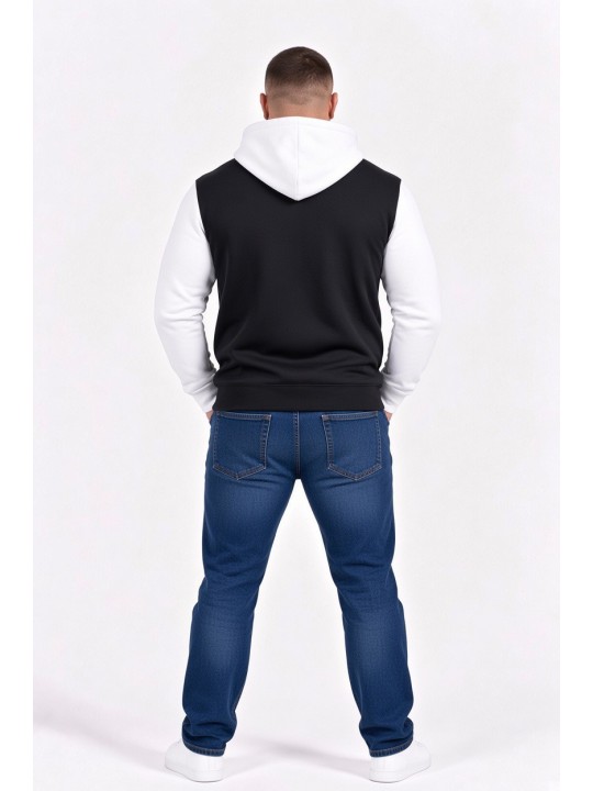 FELPA MAXFORT ZIP E CAPPUCCIO