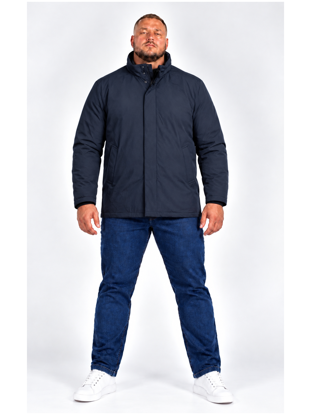 giubbino uomo blu navy / Taglie forti fino alla 14xl