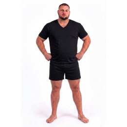 T-shirt basica scollo a v Maxfort 500