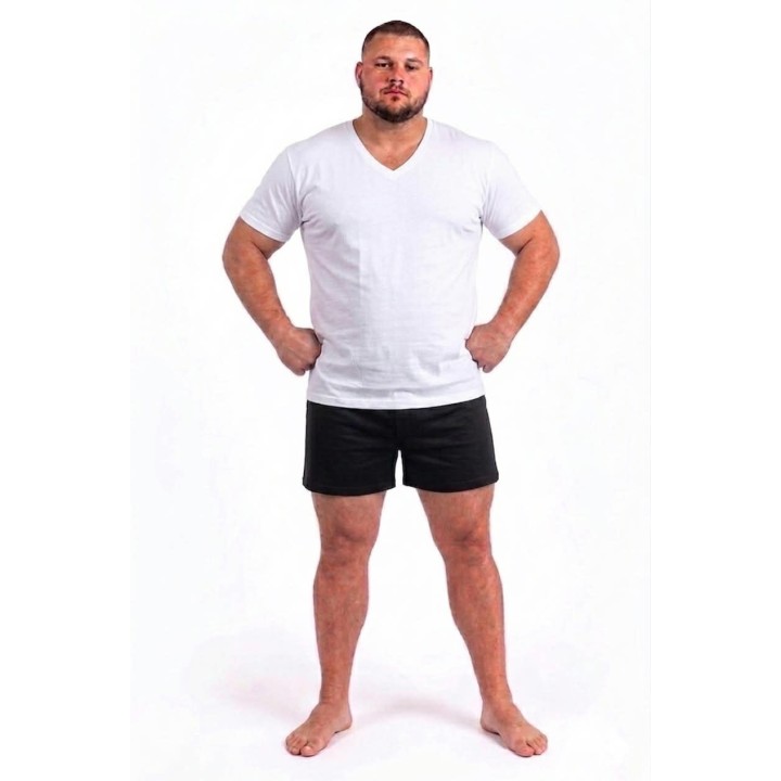 T-shirt basica scollo a v Maxfort 500